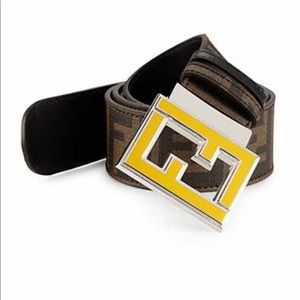 Fendi Zucca Belt (One size) Mens